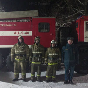 В Селижарово пожарные спасли мужчину из горящей квартиры