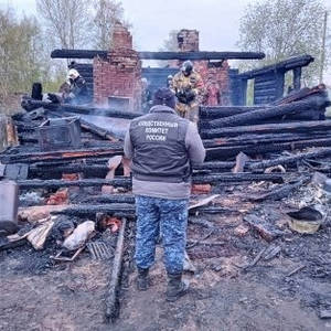 В Тверской области при пожаре в частном доме погибли два человека