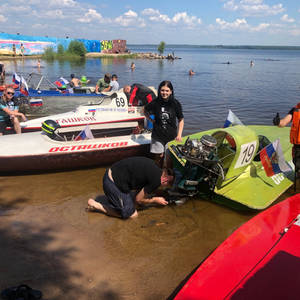 Соревнования по водно-моторному спорту в День молодёжи